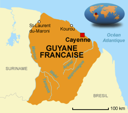 map guiana